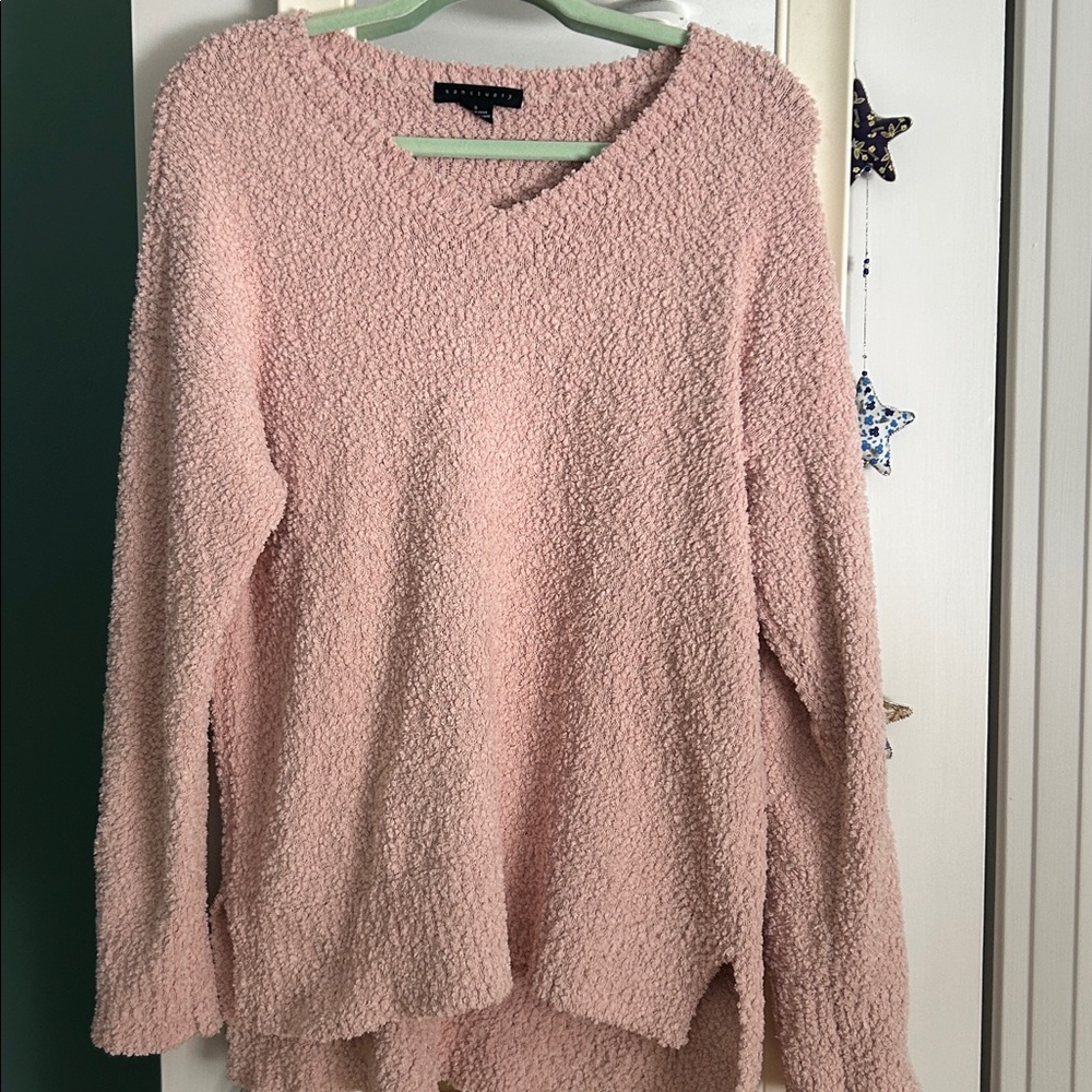 Sanctuary Pink Textured Sweater S